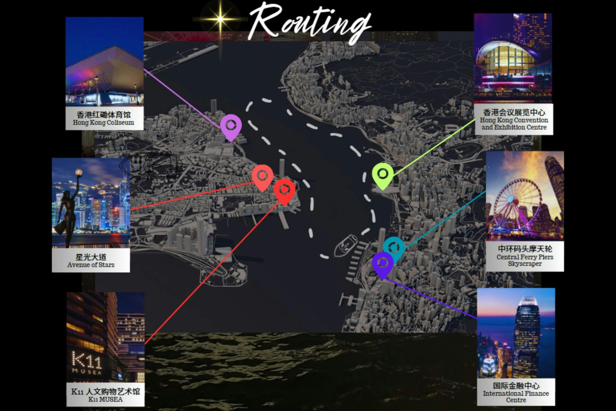 Hong Kong Victoria Harbour: Night Cruise with Unlimited Snacks